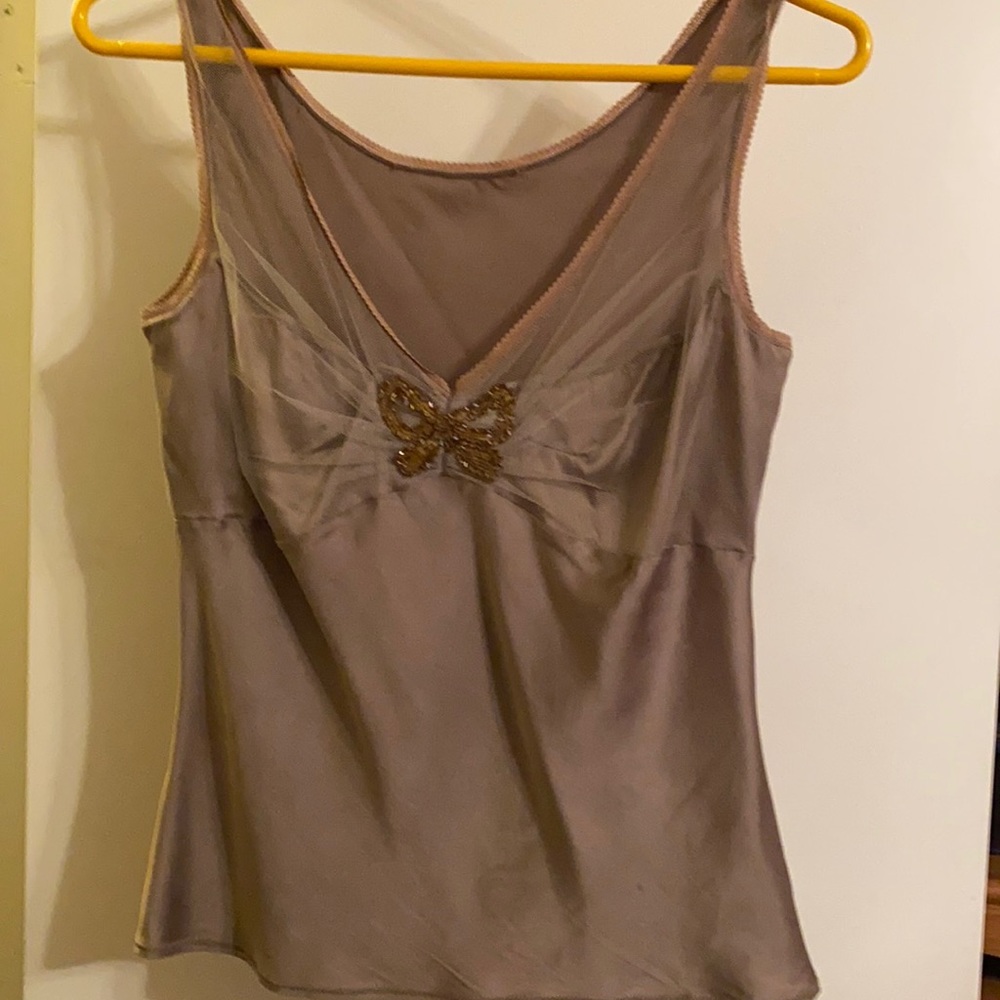John galliano taupe cami